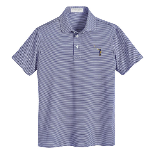 NLU x H&B Perkins Boys Polo | Navy & White