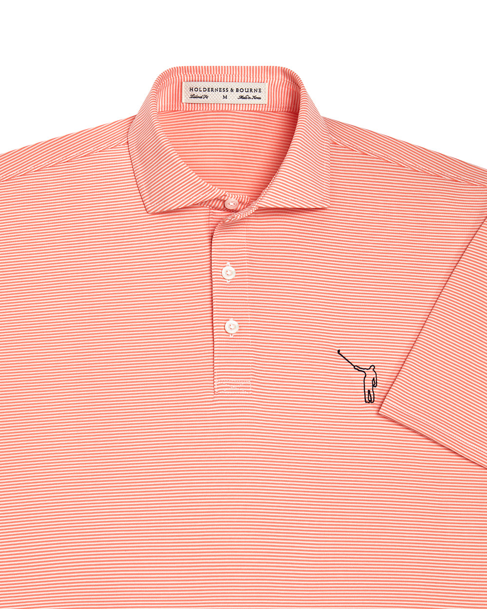 NLU x H&B Perkins Polo | Sunset & White