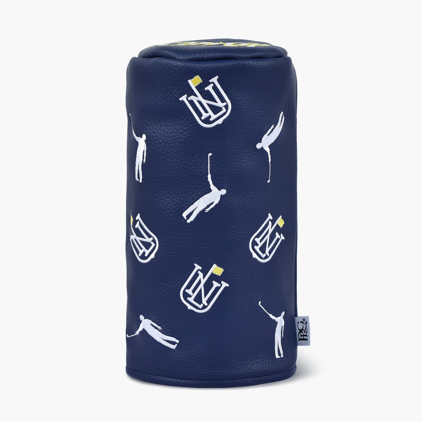 No Laying Up Barrel Fairway Wood Headcover | Navy w/ White and Yellow