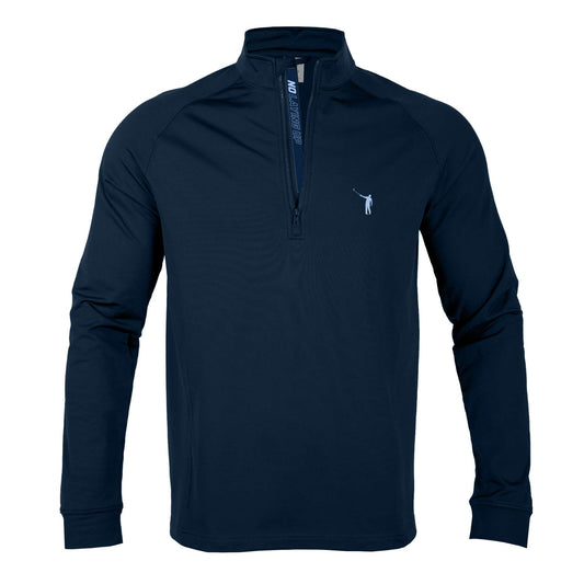 NLU x Levelwear Mid-Weight Pullover | Navy with Windsor Blue Wayward