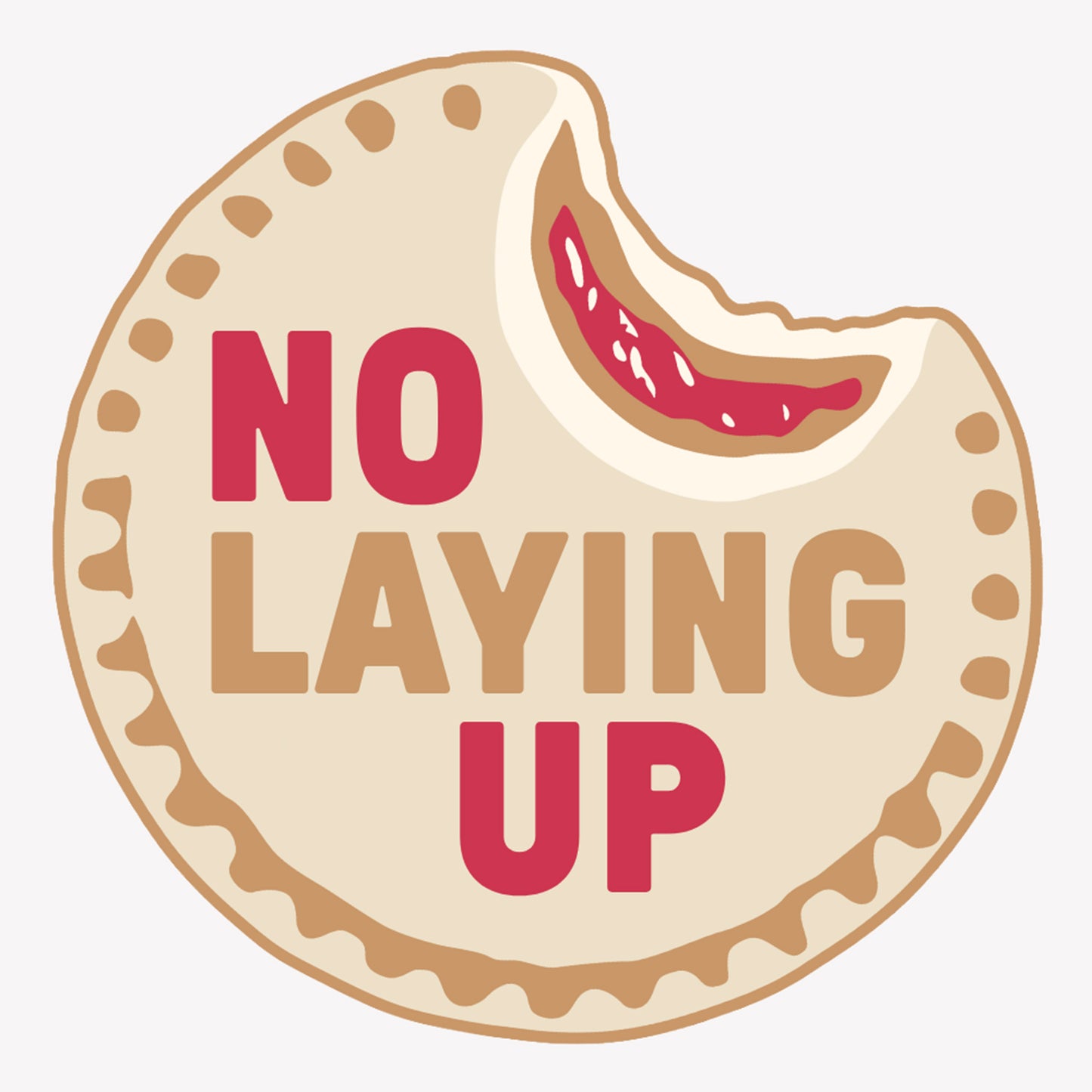 The No Laying Up PB&J Sticker Pack