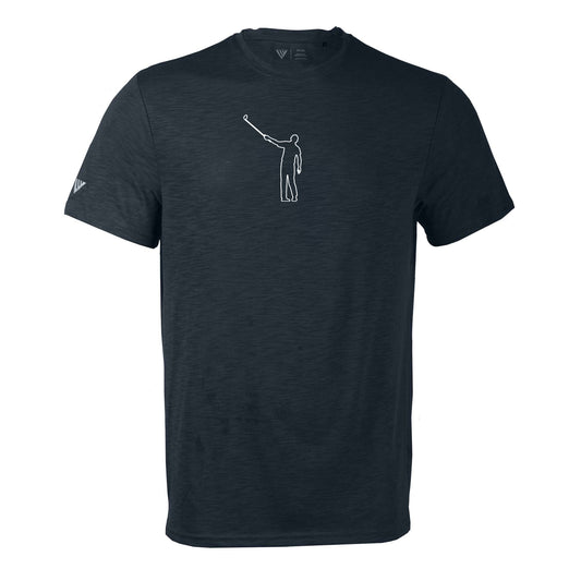 No Laying Up Wayward Outline T-Shirt by Levelwear | Navy