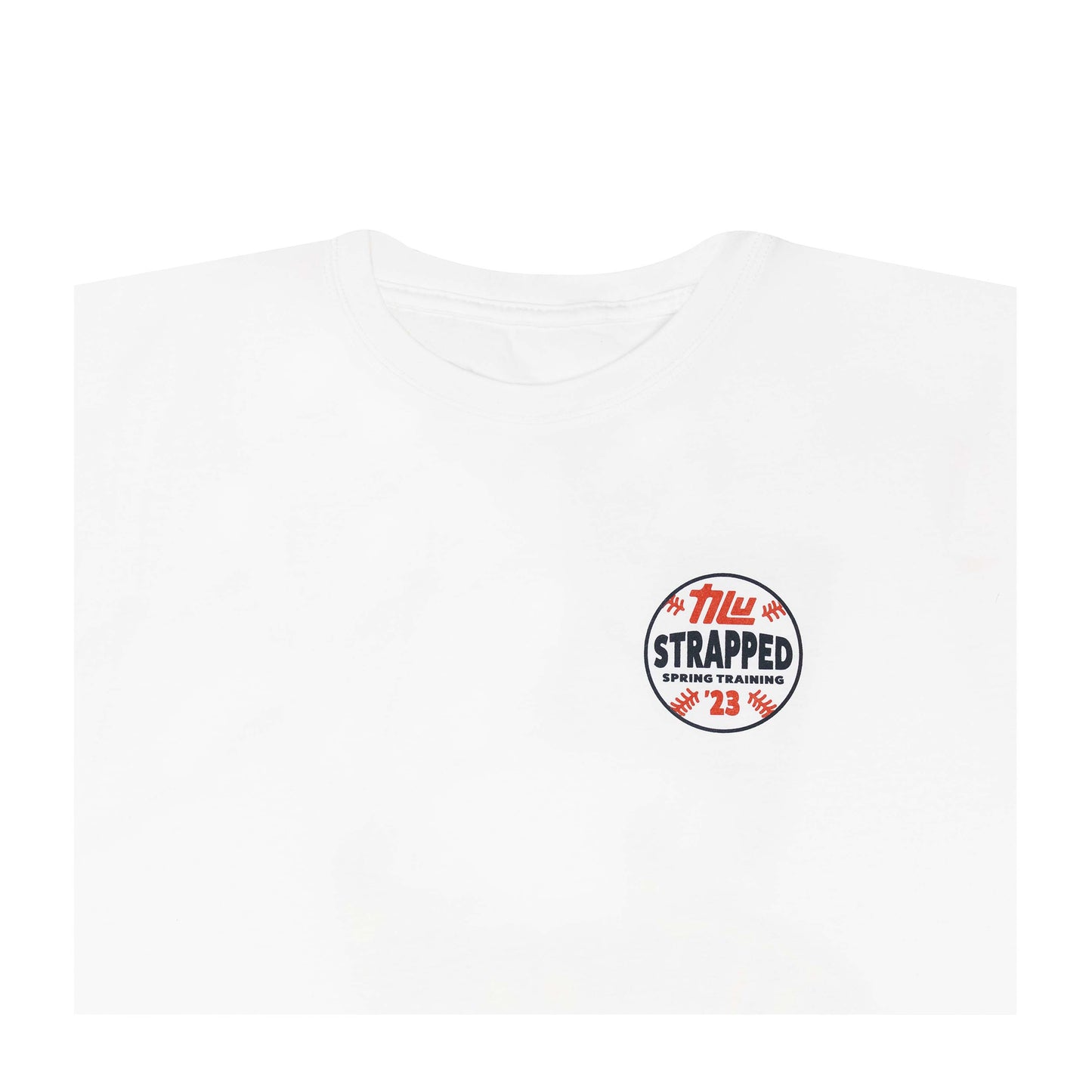 Strapped Spring Training (Arizona) Baseball Card T-Shirt | White