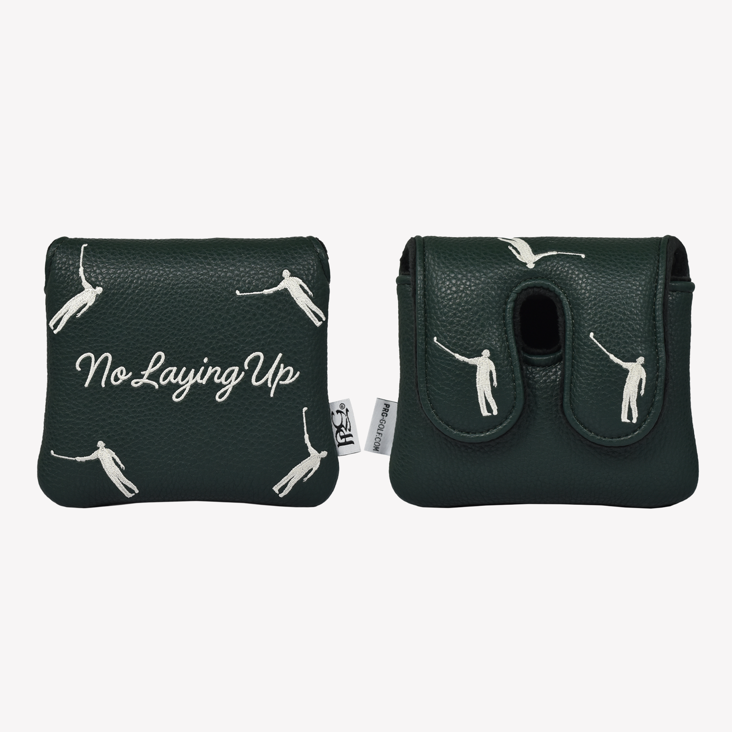 No Laying Up Dancing Waywards Center Shafted Mallet Putter Cover | Hunter Green