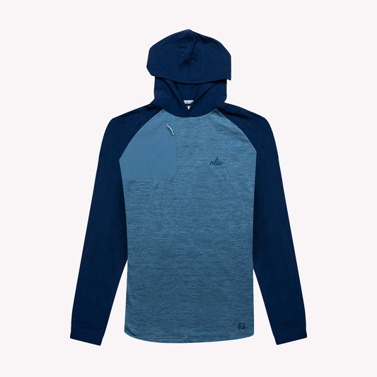 NLU x FJ ThermoSeries Hoodie | Slate & Navy