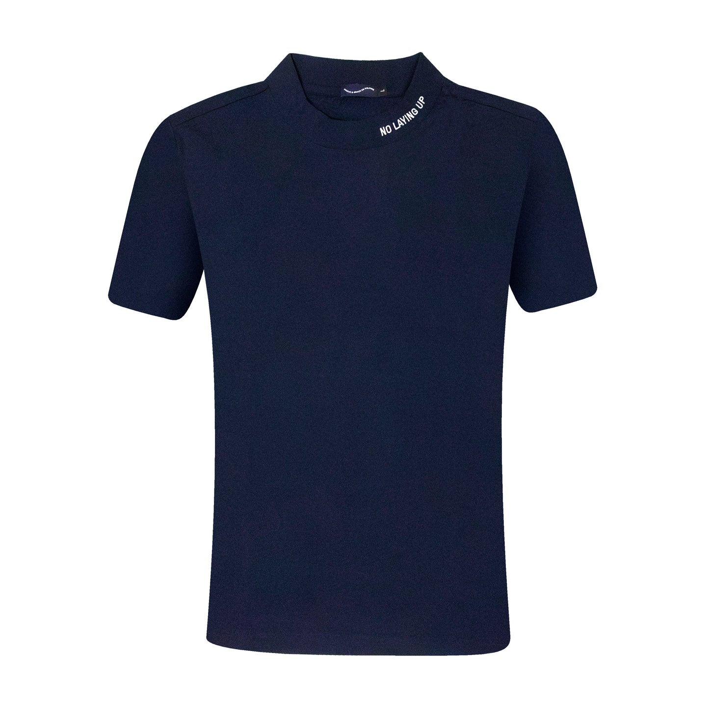 NLU x Angus & Grace Go Golfing Short Sleeve Mock Neck | Navy