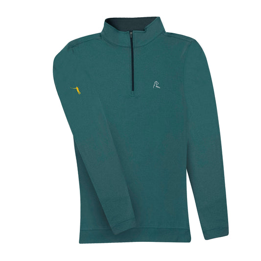 NLU x Rhoback Heathered Quarter Zip | Fairway Green