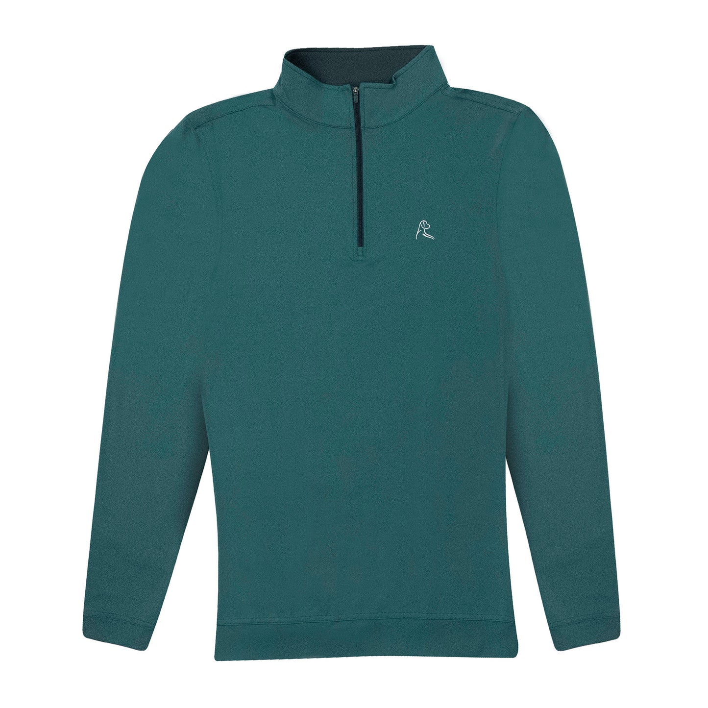 NLU x Rhoback Heathered Quarter Zip | Fairway Green