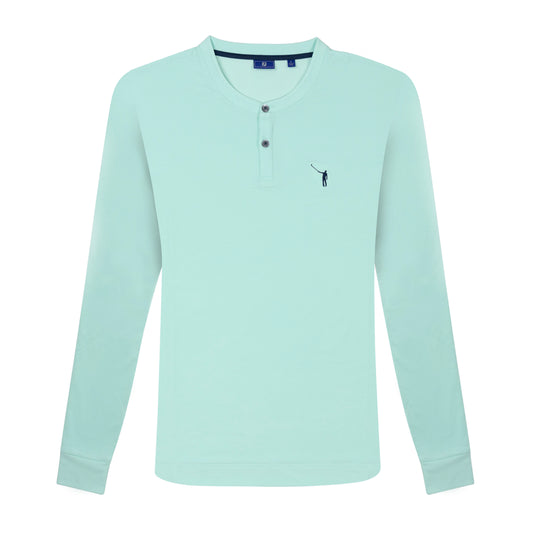 NLU x FJ French Terry Henley | Sea Glass