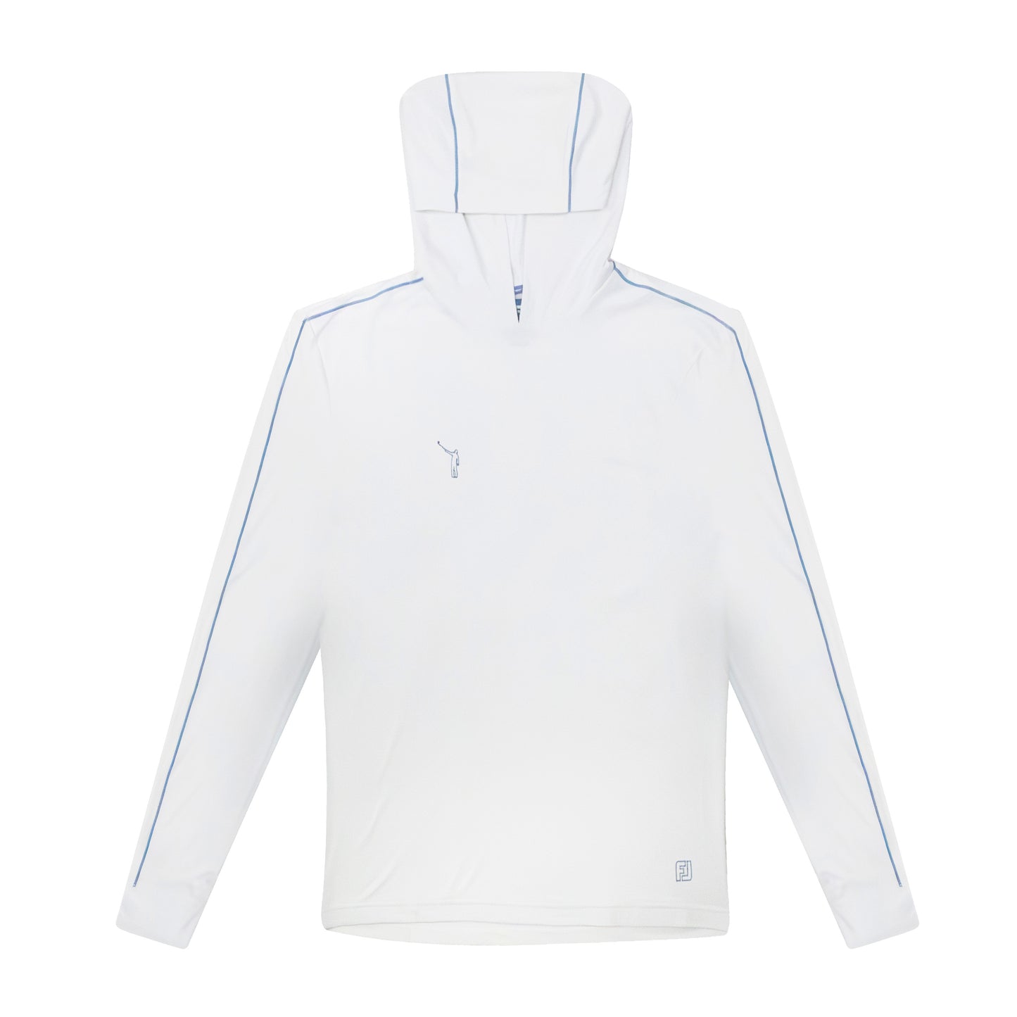 NLU x FJ TempoSeries Blocked Sun Hoodie | White