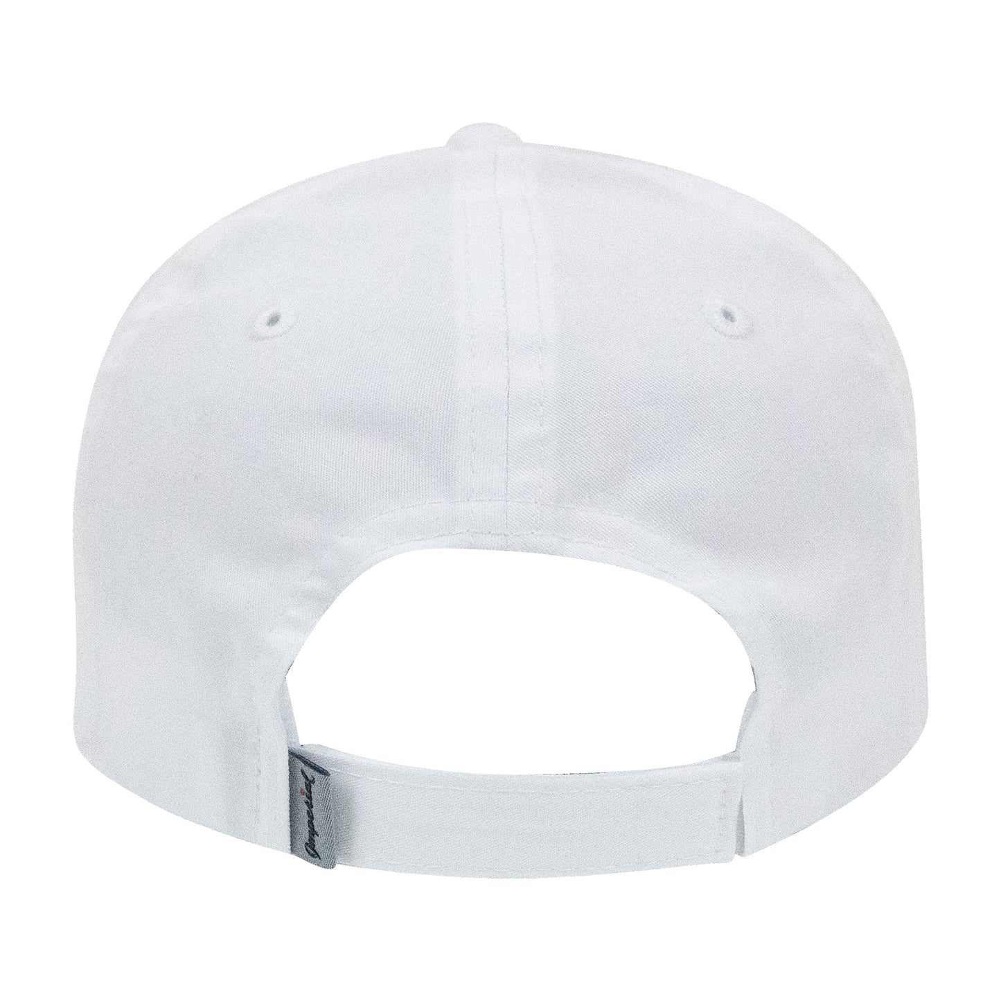 No Laying Up Small Fit Dad Hat | White w/ Green & Yellow Patch