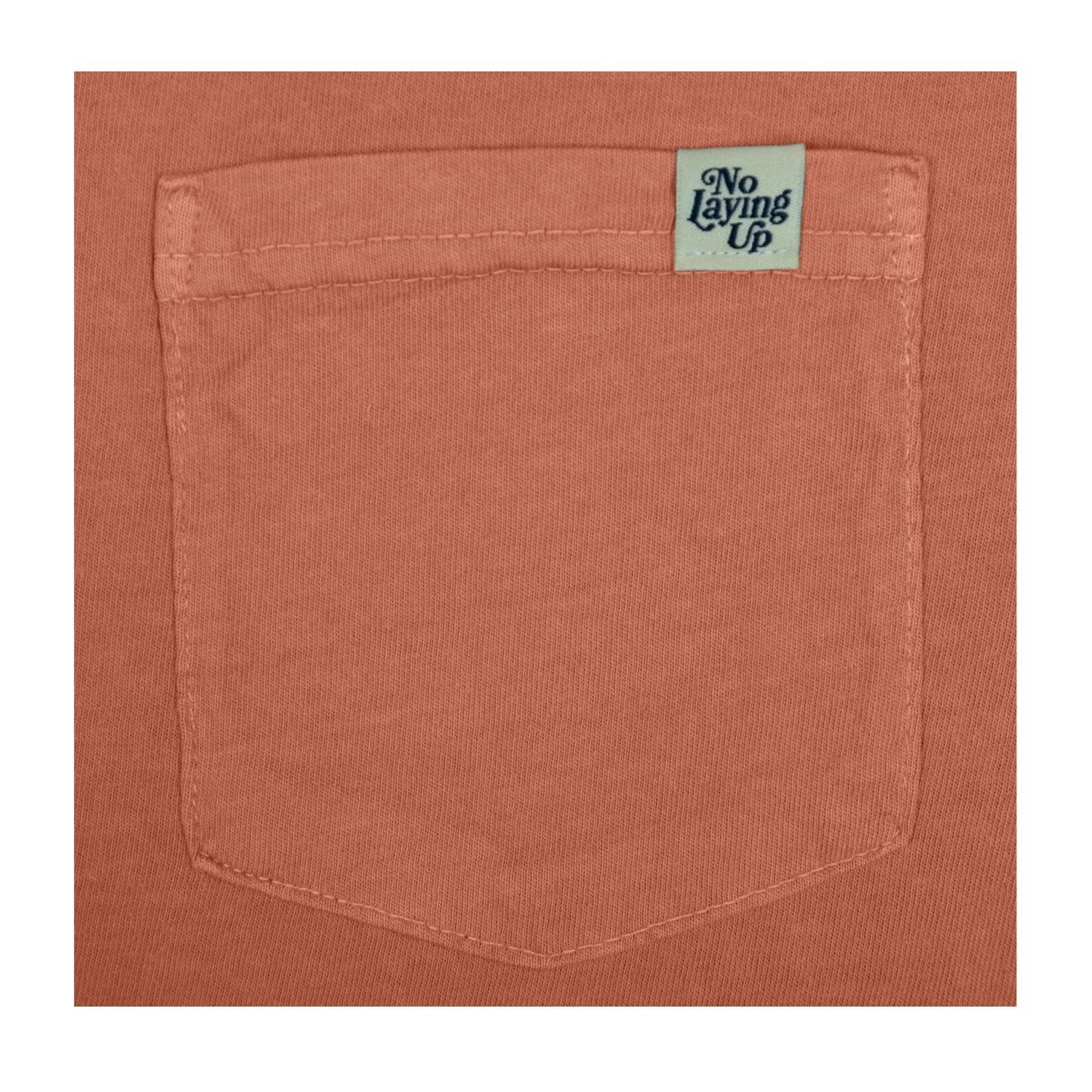 No Laying Up Minimalist Pocket T-shirt | Terracotta