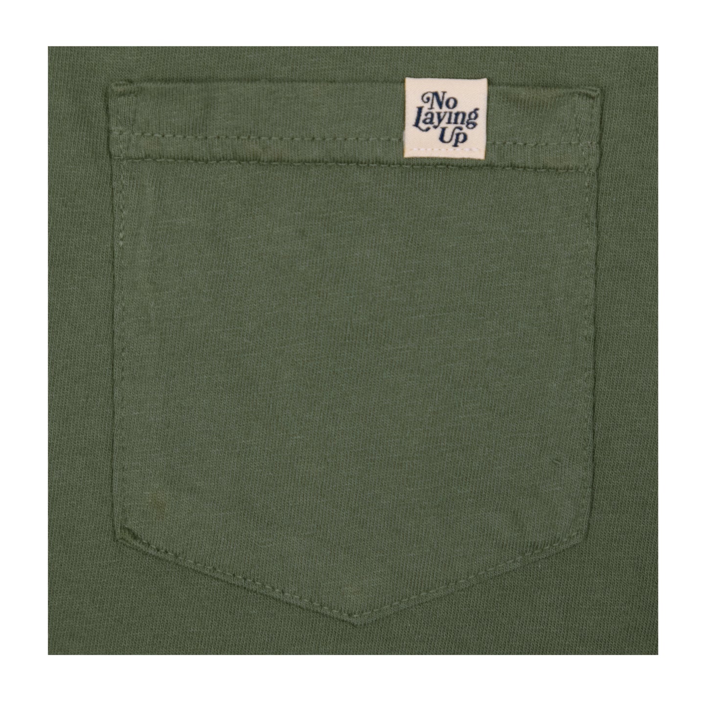 No Laying Up Minimalist Pocket T-shirt | Sage Green