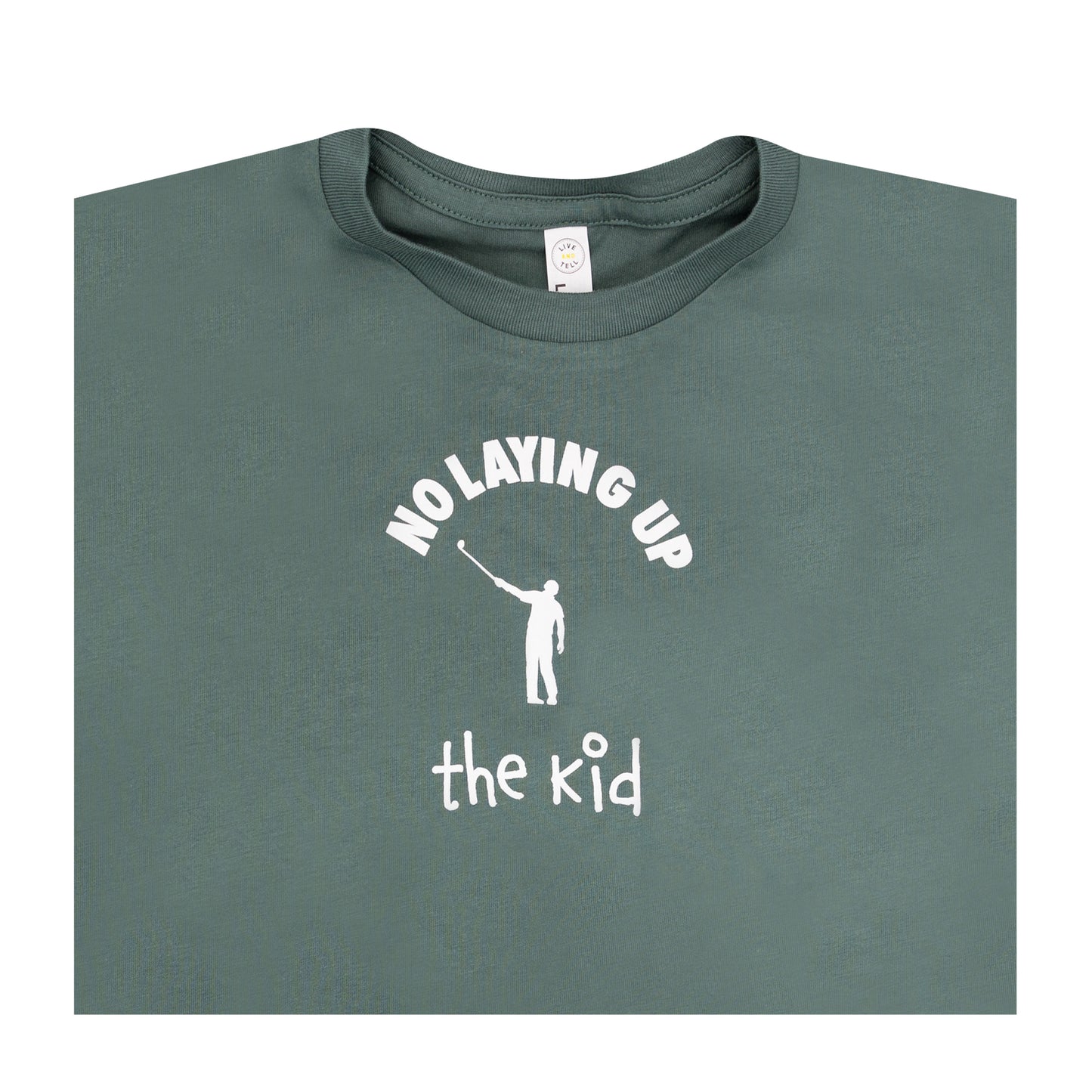 No Laying Up "The Kid" Youth T-Shirt | Basil Green