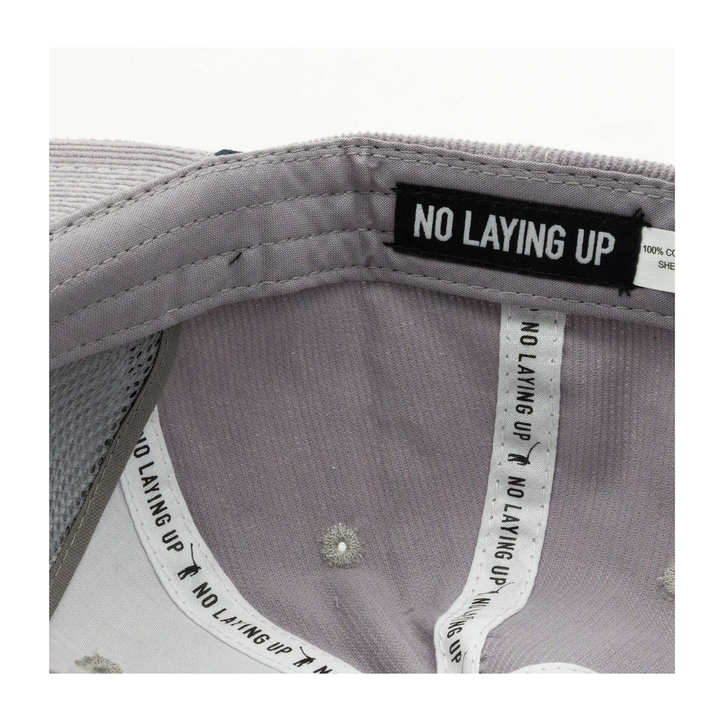 No Laying Up Friendly Skies Corduroy Rope Hat | Grey w/ Navy