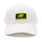 NLU Spring Airline Dad Hat | White w/ Green & Yellow Patch