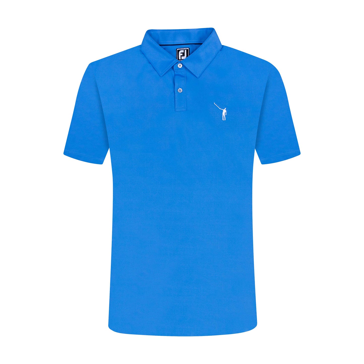 NLU x FJ Solid Lisle Polo | Indigo (Athletic Fit)