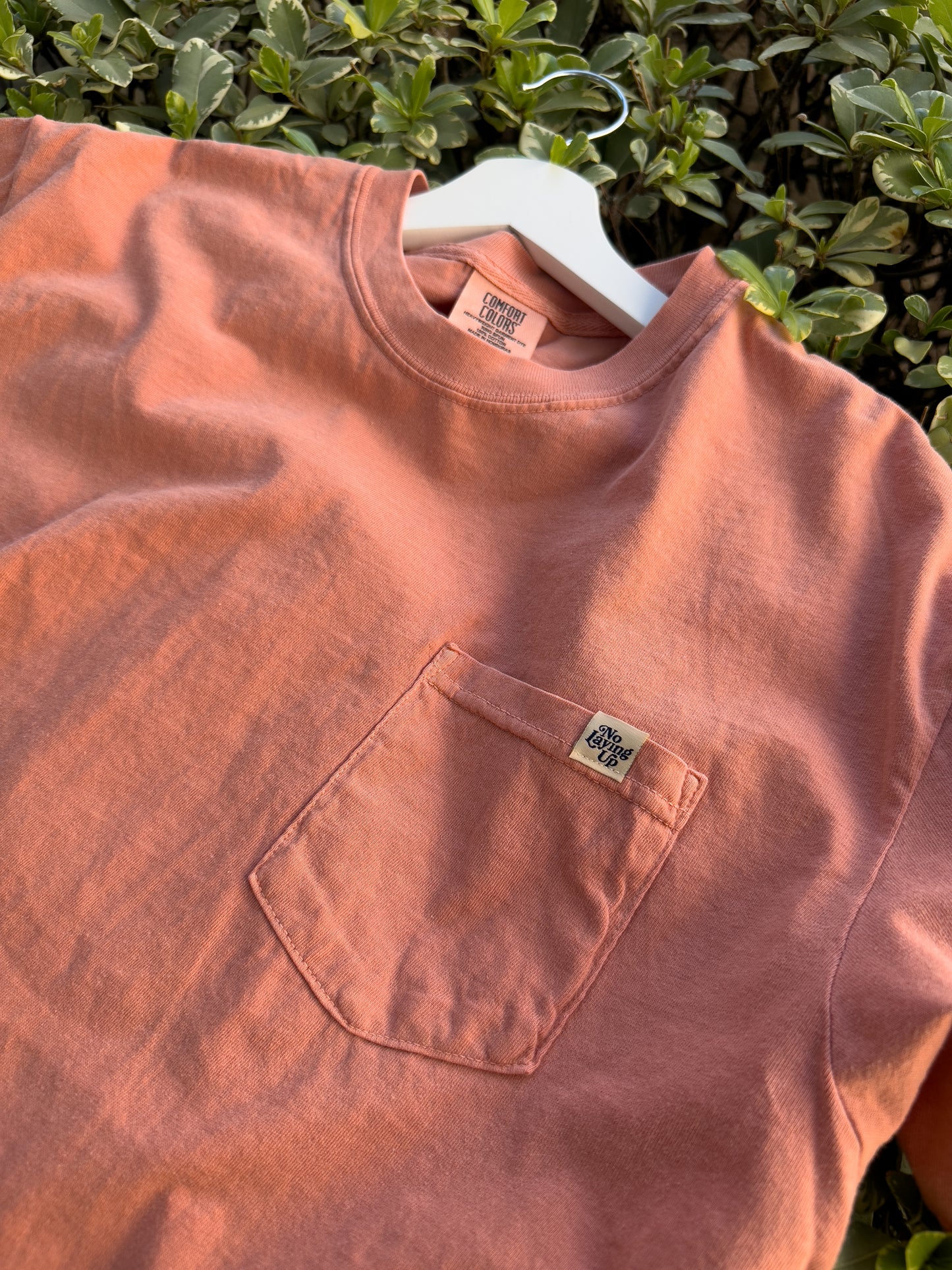 No Laying Up Minimalist Pocket T-shirt | Terracotta