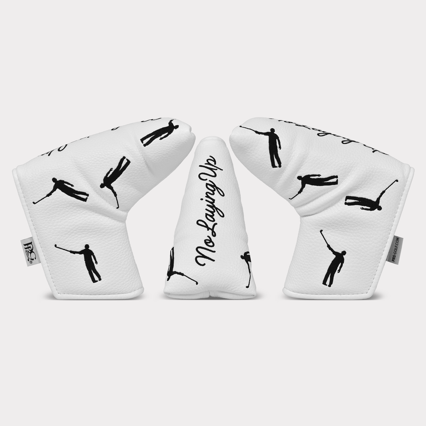 No Laying Up Dancing Waywards Blade Putter Cover | White