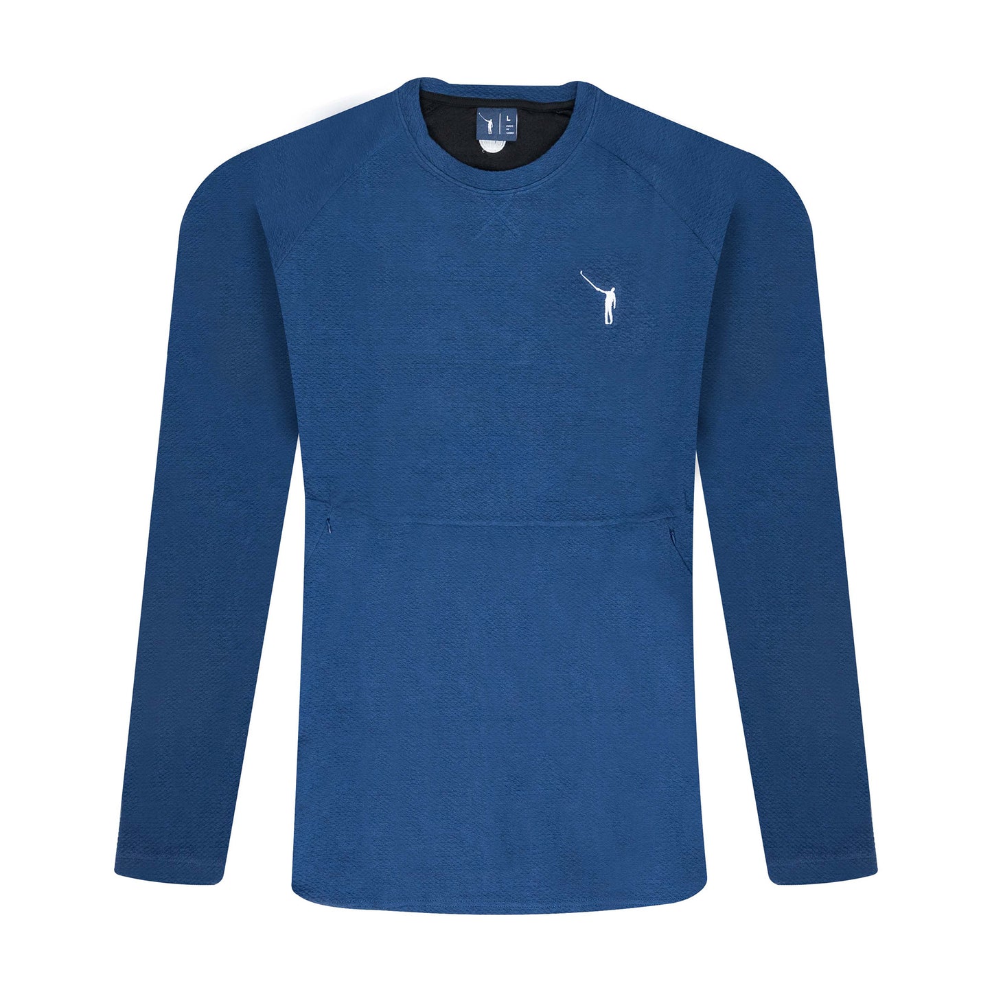 No Laying Up Textured Crew Neck Pullover | Navy