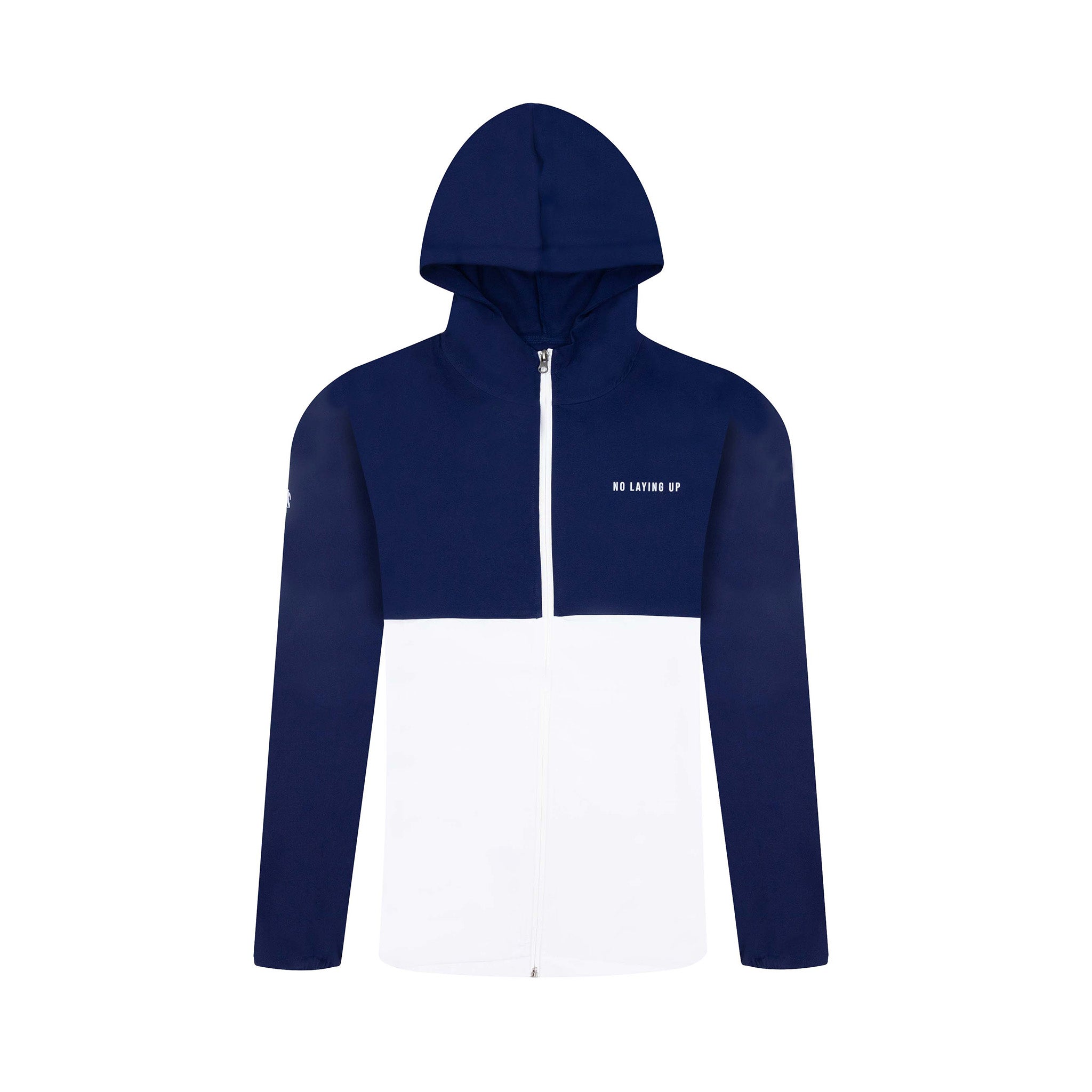 tommelfinger At læse Antipoison NLU Full Zip Windrunner Jacket | Blue and White – No Laying Up