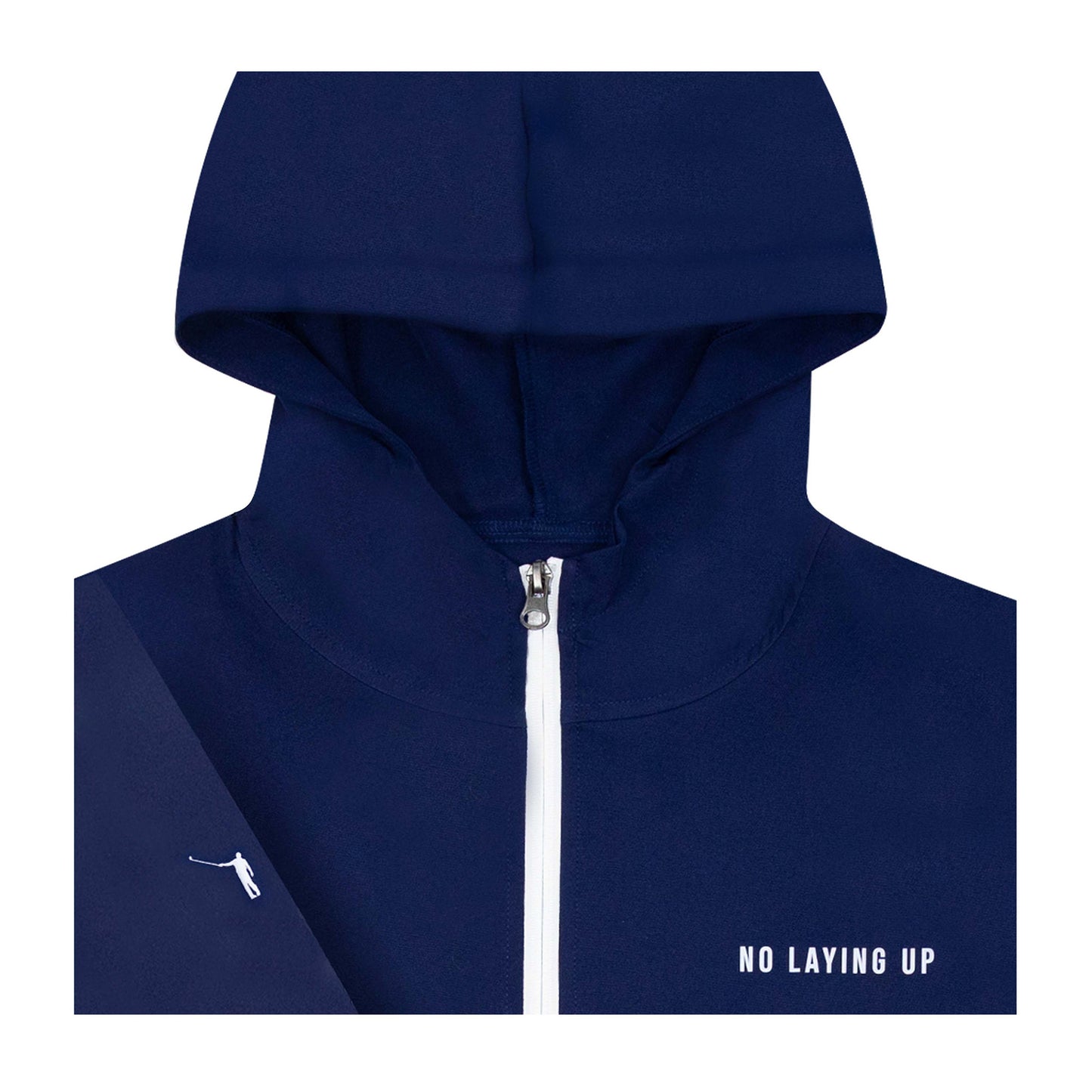 NLU Full Zip Windrunner Jacket | Blue and White