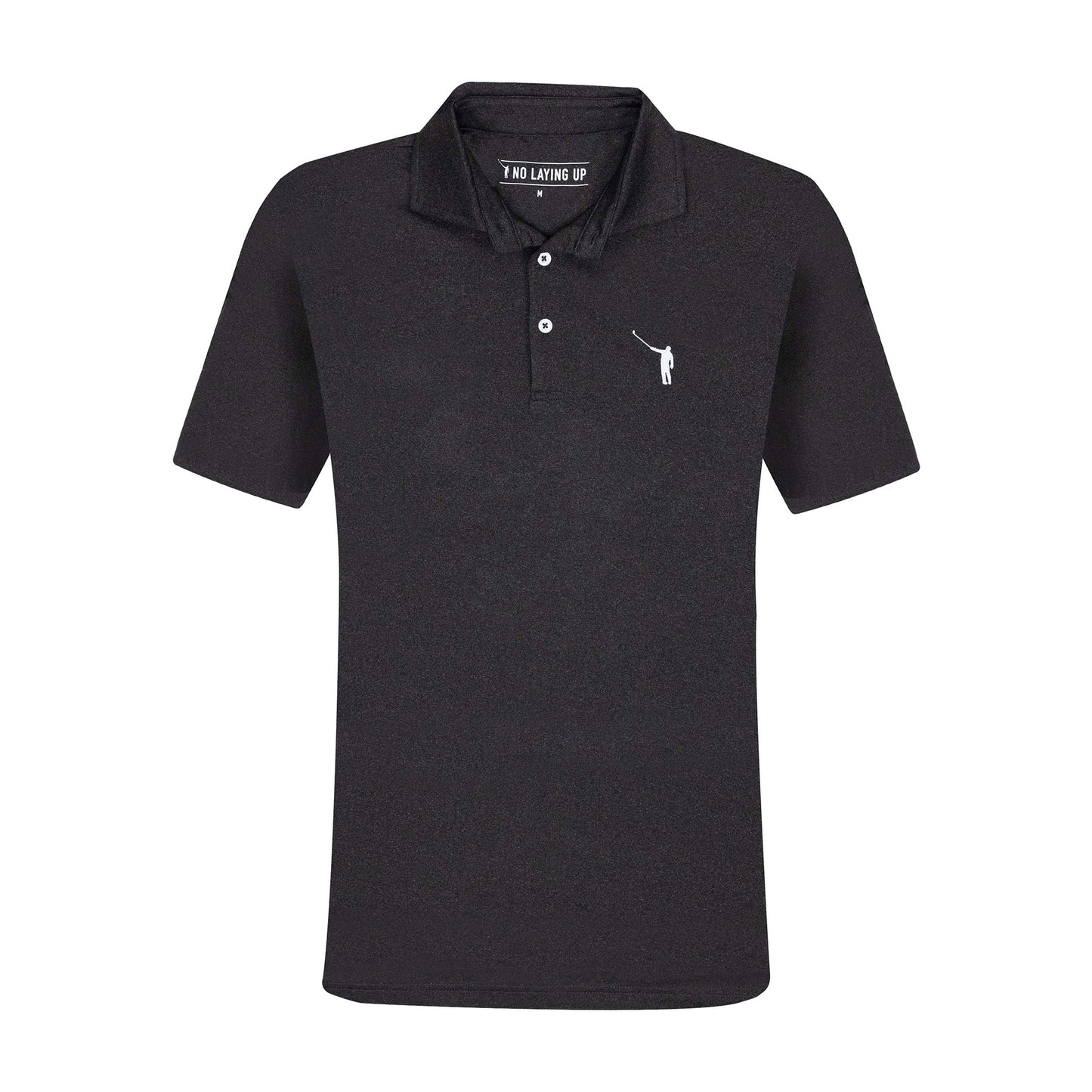 NLU Performance Polo | Heather Black