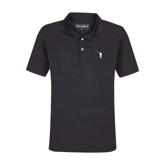 NLU Performance Polo | Heather Black