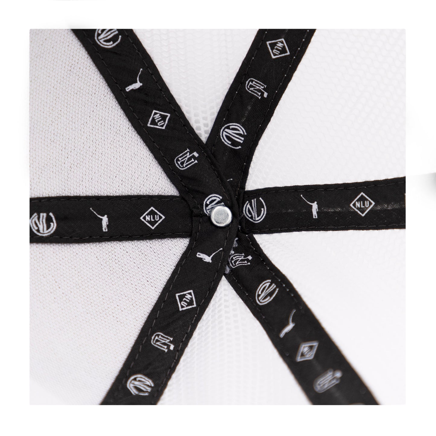 NLU Crest Hat | Camo w/ White Mesh