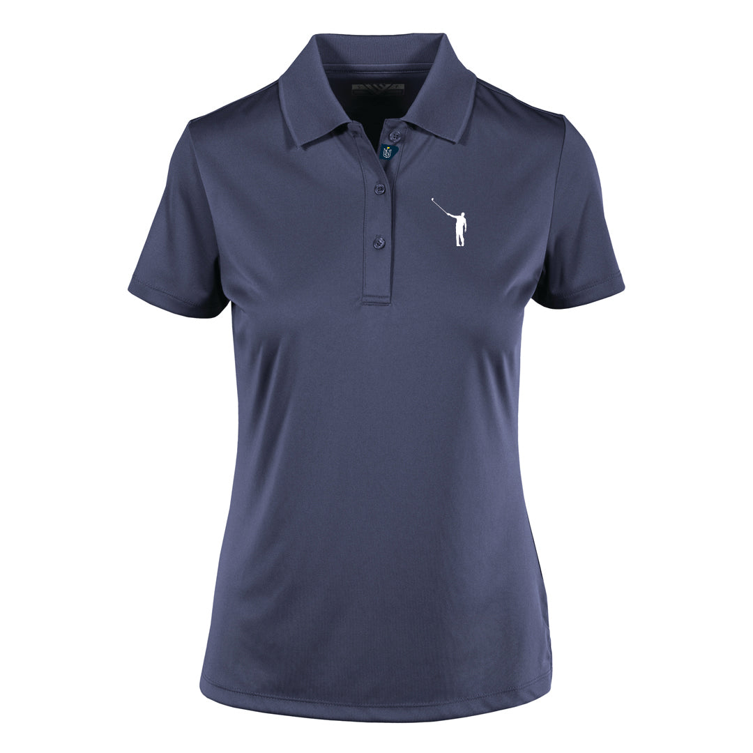 NLU + Levelwear Ladies Performance Polo | Navy