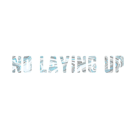 No Laying Up Marble Print T-shirt by Levelwear | Grey