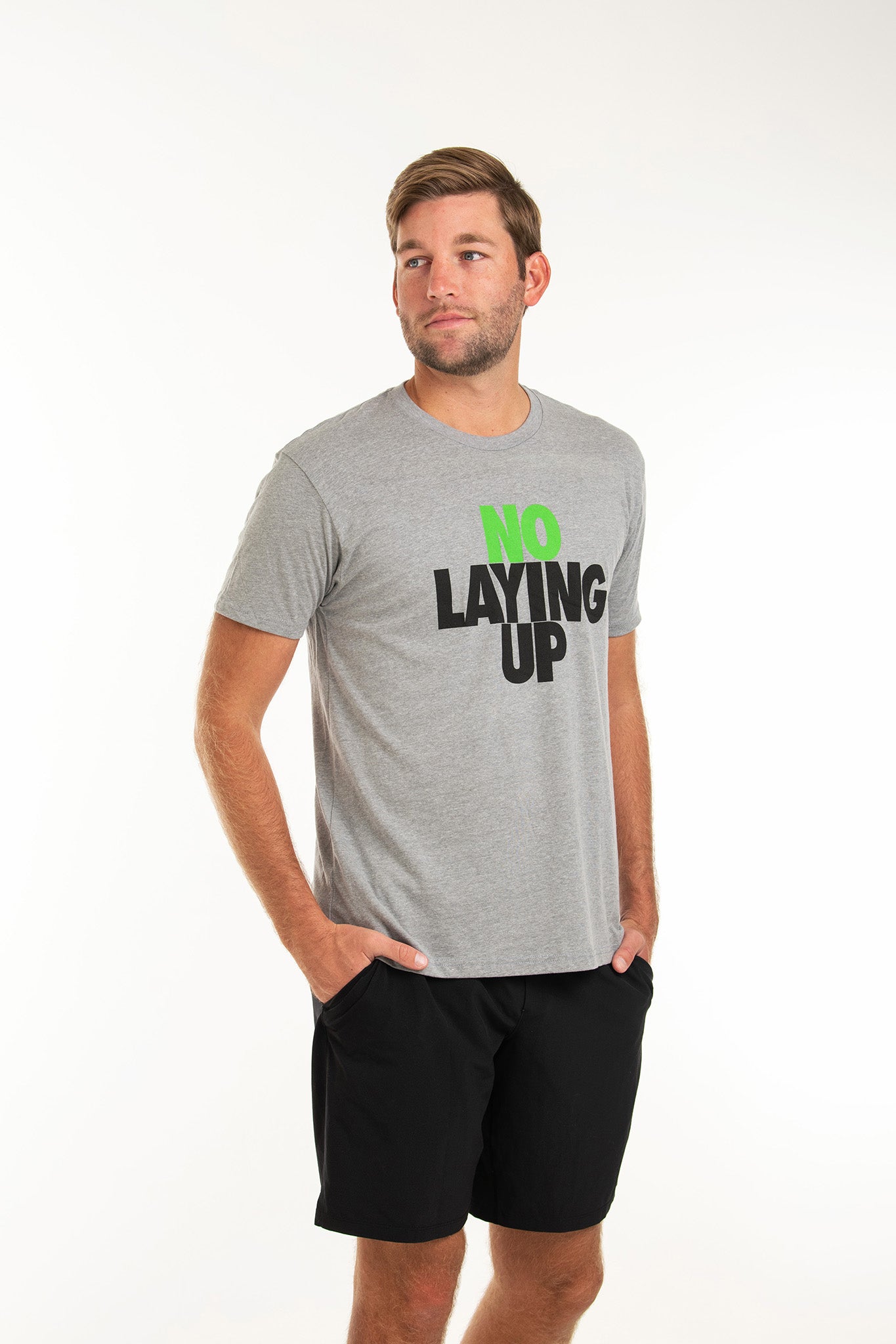 No Laying Up T-shirt | Classic Heather Grey