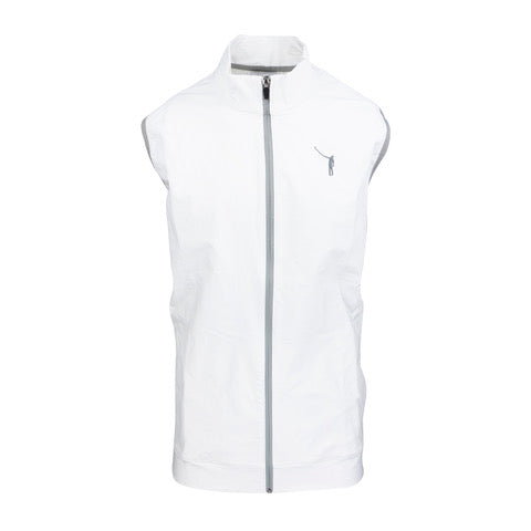 NLU Vest | White w/ Grey Logo