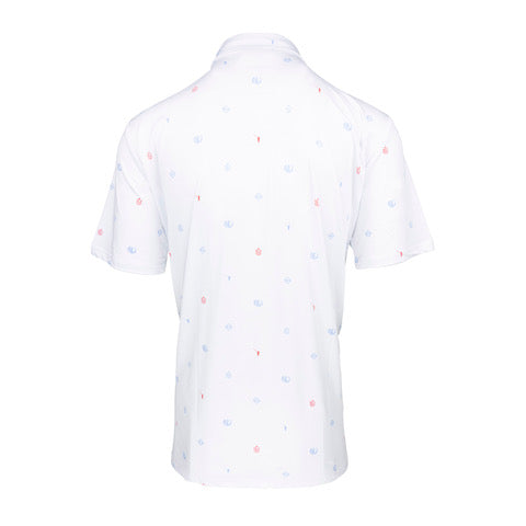 NLU Sweepstakes Performance Polo | White