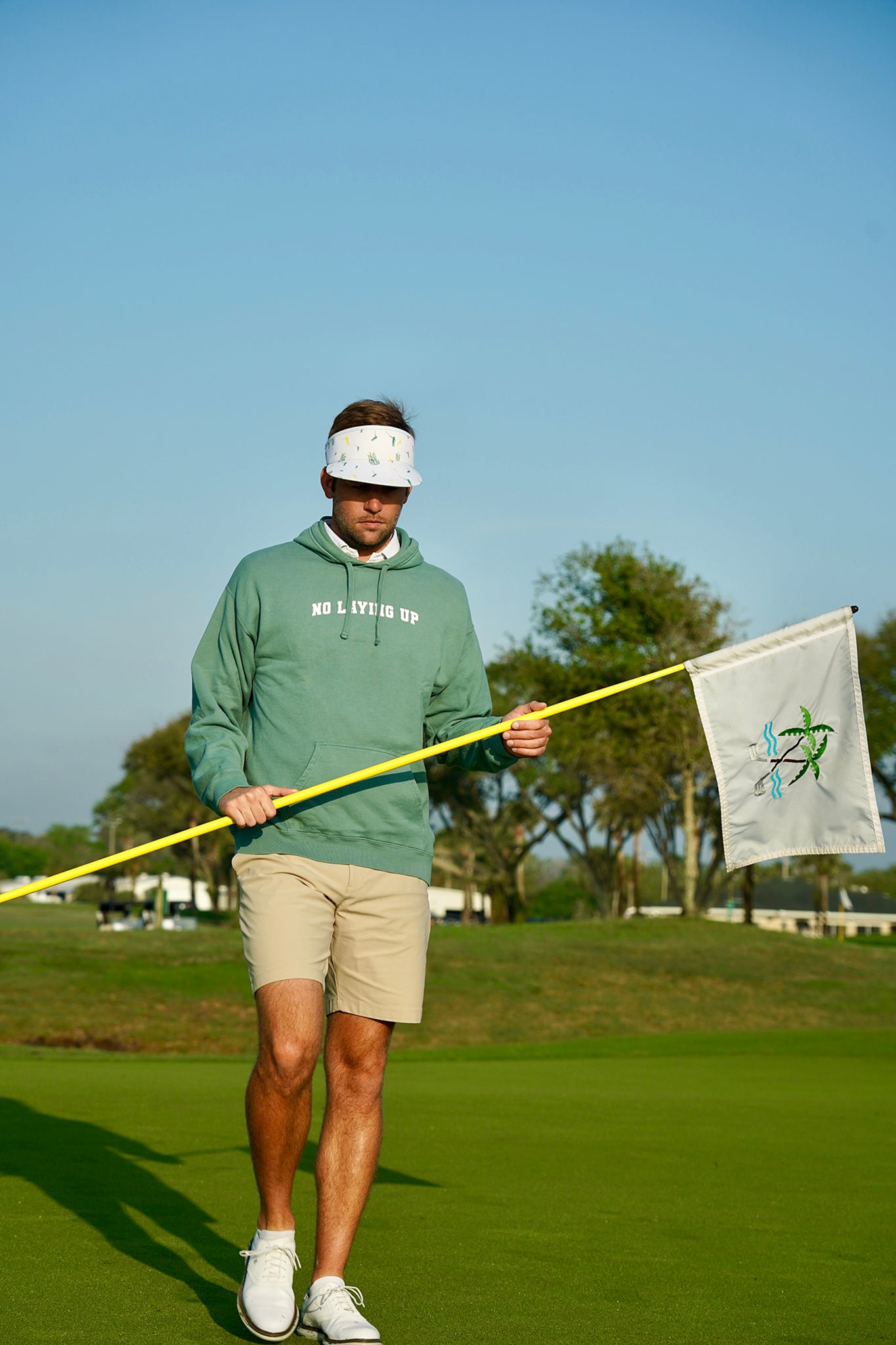 No Laying Up Collegiate Hoodie | Green
