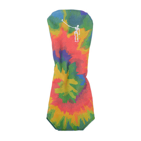 Fairway Wood Headcover | Tie Dye w/ Skeleton Wayward Logo