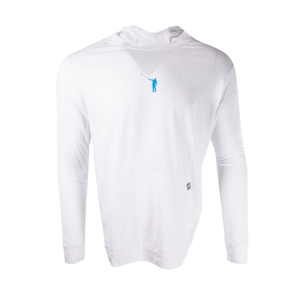 NLU + Levelwear Lightweight Hoodie | White
