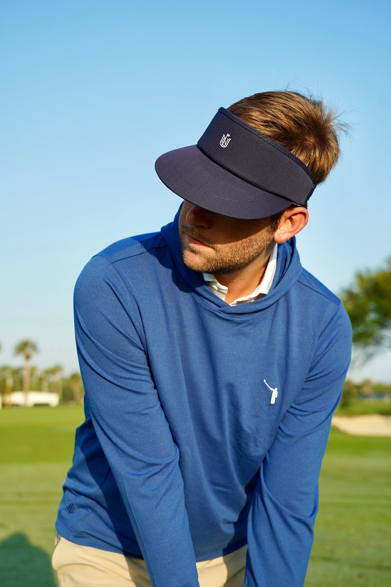 NLU + H&B Jackson Hoodie | Heathered Atlantic