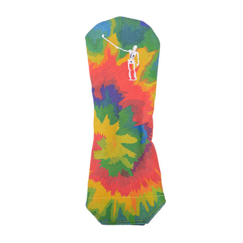 Fairway Wood Headcover | Tie Dye w/ Skeleton Wayward Logo