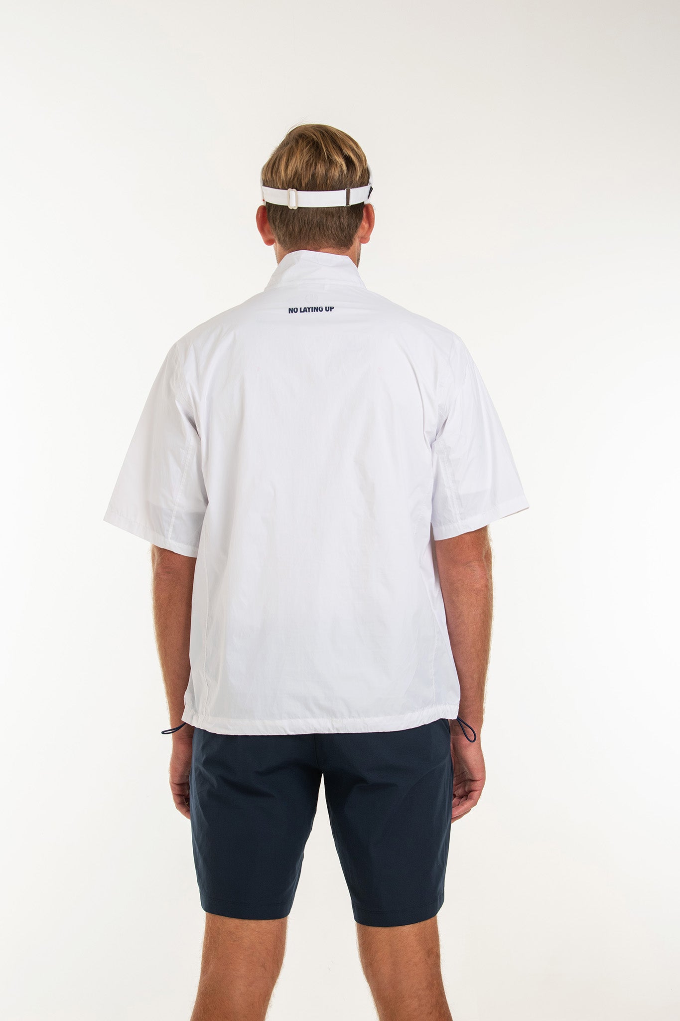 NLU Short Sleeve Rain Jacket | White