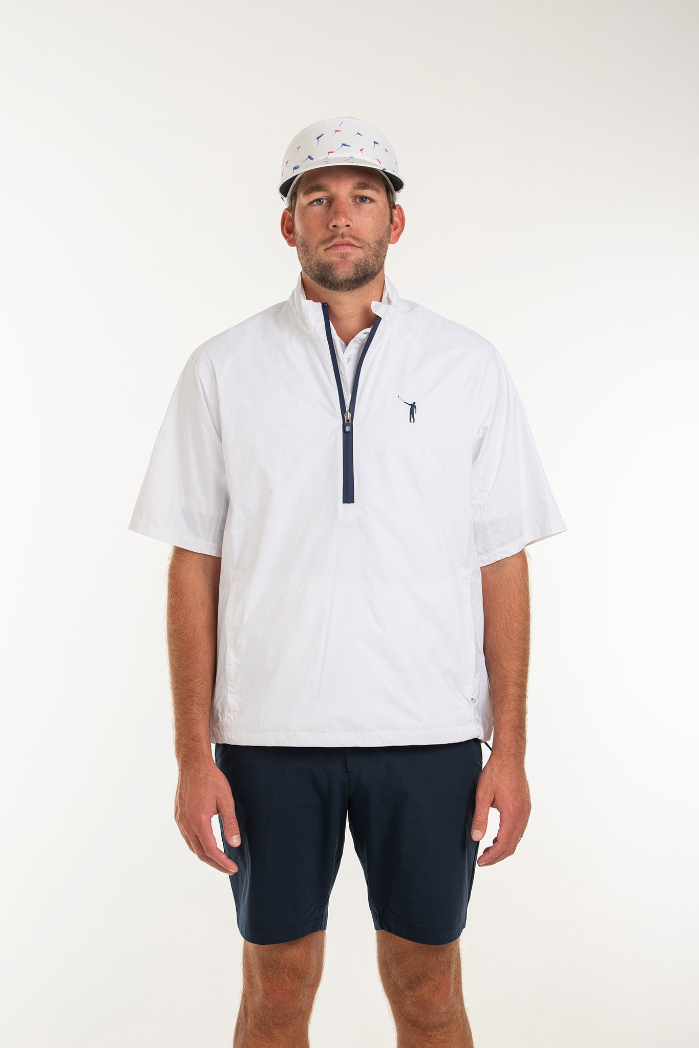 NLU Short Sleeve Rain Jacket | White