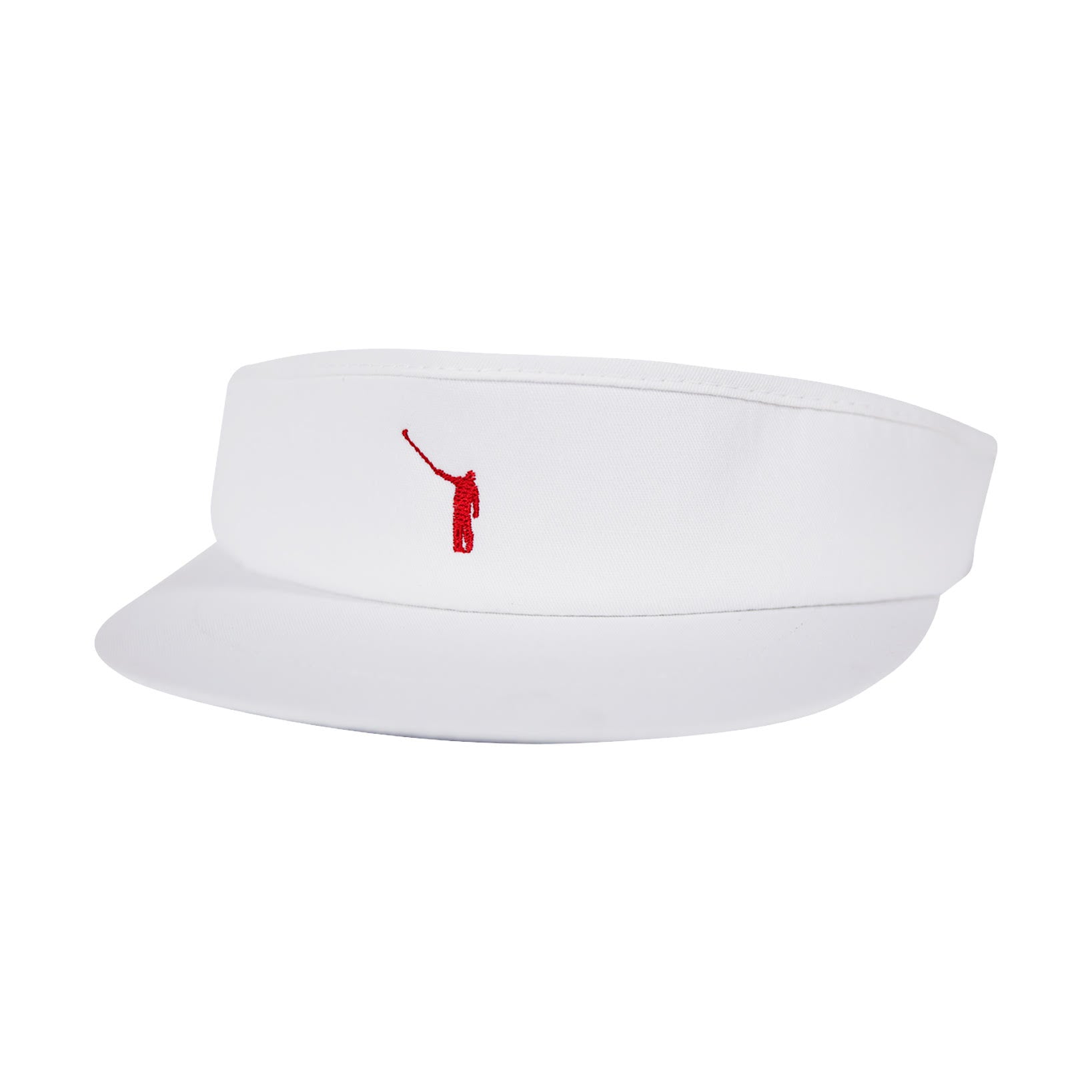 NLU Tour Visor | White w/ Red Logo – No Laying Up