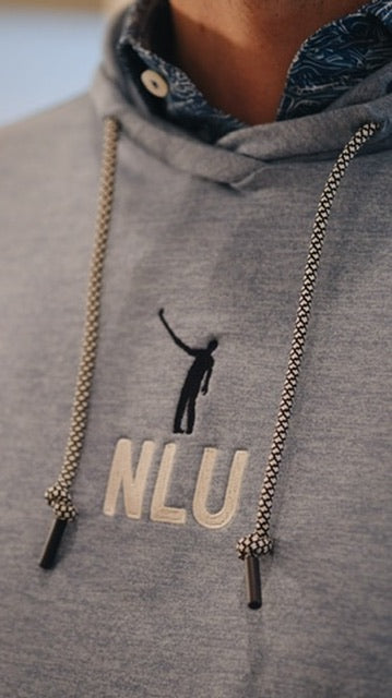NLU x Rhoback Hesi Hoodie | Heathered Potomac Blue