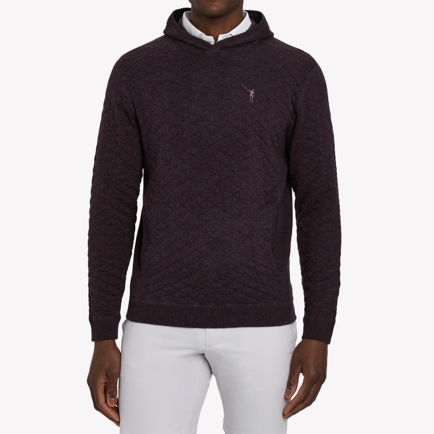 NLU x H&B Wallace Sweater Hoodie | Heathered Vinyard