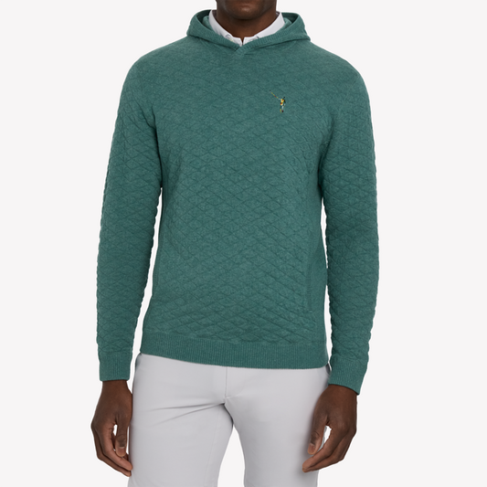 NLU x H&B Wallace Sweater Hoodie | Heathered California Spruce