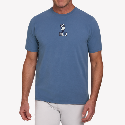 NLU x H&B Mason T-Shirt | Pacific Blue