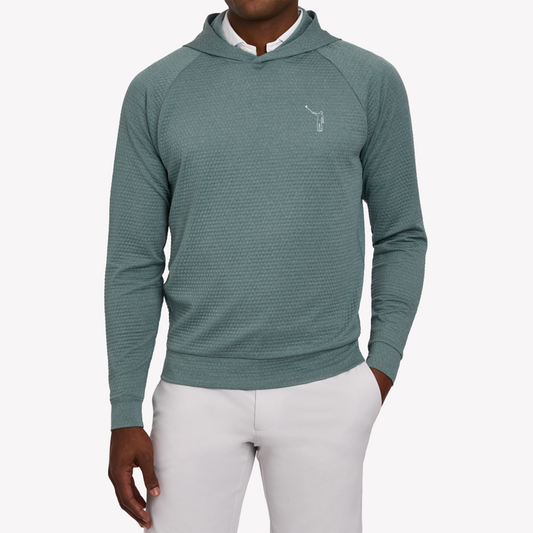 NLU x H&B Ellison Textured Hoodie | Heathered California Spruce
