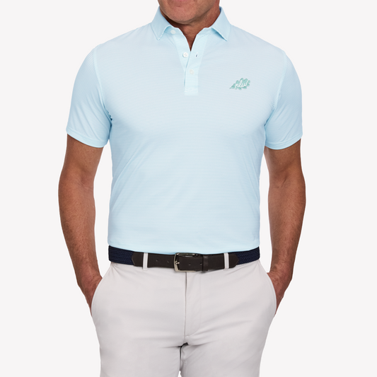 NLU x H&B Upton AIRation Polo | Cascade Green
