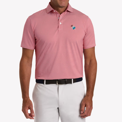 NLU x H&B Perkins Polo | Liberty Red w/ Popsicle