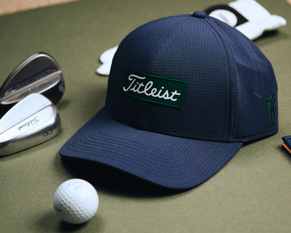 NLU x Titleist Oceanside Hat | Navy & Hunter Green